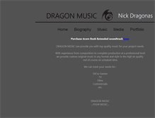 Tablet Screenshot of dragonasmusic.com